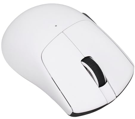 Bewinner Souris de Jeu, Haute DPI 800-26000, Accélération 50g, Batterie au Lithium, Souris D'ordinateur Filaire 2.4G Blanche