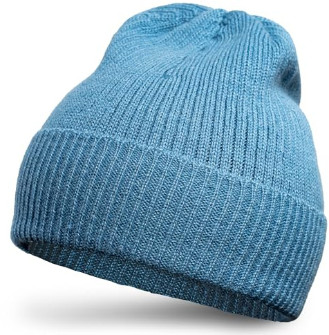 Apikuna® Berretto in alpaca in 100% lana di alpaca per bambini (blu ghiaccio) – berretto lavorato a maglia per donne e uomini – caldo berretto unisex per autunno e inverno – morbido e caldo berretto