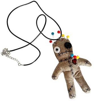 MIMIKRY Kette Voodoo-Puppe Halloween Kostümzubehör Rache Ritual Magie Voodoopriester