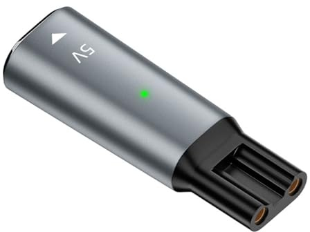 MARCBUSE USB Type C To 2 Pin Plug Connectors Charging Adapters For Shaver Access Converters Plug