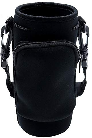 Wommty 40Oz Neoprene Insulated Water Drink Bottle Cooler Carrier Cover Sleeve Tote Bag with Carrying Handle and Adjustable Shoulder Strap for Climbing Cycling and Running Outdoor Activities (40 Oz)