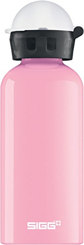 SIGG - Alu Trinkflasche Kinder - KBT Icecream - Auslaufsicher & Bruchsicher - Federleicht - BPA-frei - Klimaneutral Zertifiziert - Sport & Schule - Pink - 0,4L