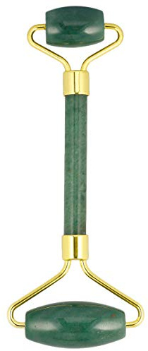 mookaitedecor Polierte Tigerauge Kristall Steine Roller Massagegerät | Doppelrollen Edelsteine Anti-Aging Gesichtsmassage und bewegen Massagegerät Werkzeug Gesichtsmassage Körperhaltung