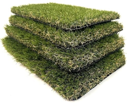 Yelloo - Erba Sintetica per Esterno (Kit Campione) Prato Sintetico da Esterno Drenante, Tappeto Erba Sintetica per Esterno, Erba Finta, Rotolo Erba Sintetica Erba Artificiale per Giardino Calpestabile