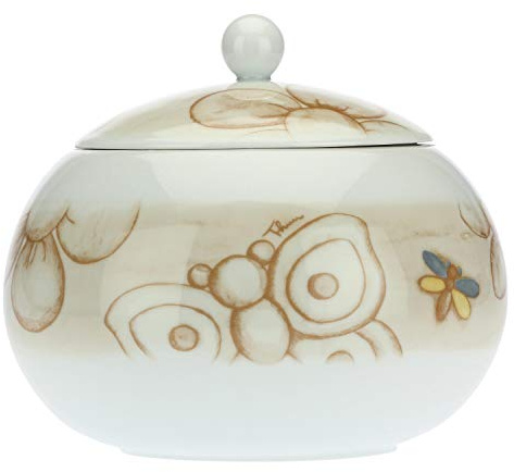 THUN - Boîte à biscuits en porcelaine élégante.