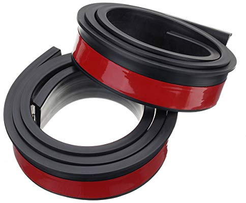 Baceyong 5,5 cm x 1,5 m rueda de coche neumáticos ceja tira, 1 Uds guardabarros de coche Flare extensión rueda ceja arco embellecedor Protector labio