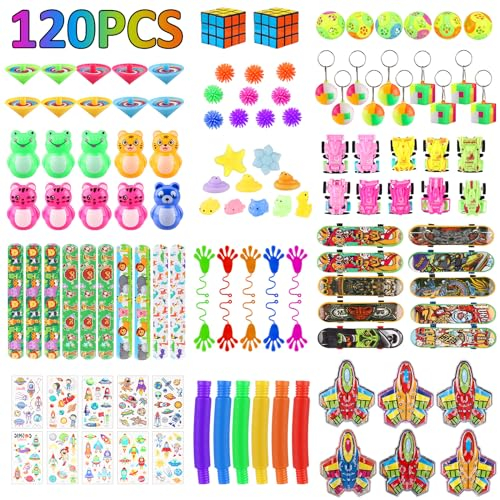 Giocattoli per Bambini, Beihre 120pcs Gadget Compleanno Bambini, Sacchetti Regalo per Set di Compleanno, Regali per Ragazzi e Ragazze Alla Fine Delle Loro Feste di Compleanno