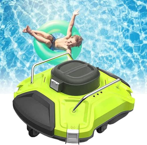 GFXYQPDNV Un Nettoyant Robotique Électrique pour Les Piscines, Génère De l'eau Filtrée À Pulvérisation Avant Impulsion, Une Piscine Automatique, Un Aspirateur De Piscine Puissant