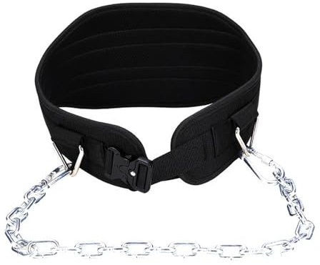 Montesy Dip-Gürtel, Gewichthebergürtel mit Kette für Klimmzüge, Fitnessstudio, Gewichthebergürtel für Powerlifting, Bodybuilding, Workout