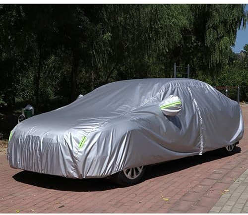 Vollgarage Autoplane Kompatibel Mit Clio Für Captur Für Kadjar, Parkplatz-Autoabdeckungen, Outdoor-Sonnenschutz, Staubdicht, Regendicht, Schneeschutz, Vollständige Autoabdeckungen(XXL)