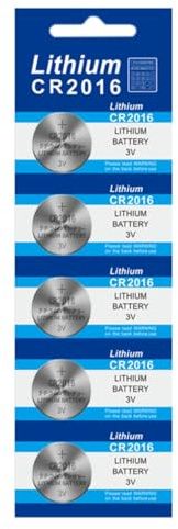 Chenxi Studio Pack of 25pc/5pc Button Cell Battery 3V Lithium Button Battery CR927/CR1220/CR1620/CR1632/CR2016/CR2025//CR2450
