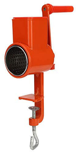 Luocute Manuell Kornkvarn, Nut Mill Seed Crusher Aluminiumlegering & Plasthand Vev Justerbar med Långt Handtagsgrepp för Majsvete Havre Kaffe