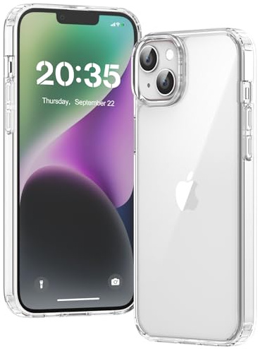 Voyahülle Hülle für iPhone 14 Hülle, Anti-Vergilbung Transparent Handyhülle Stoßfest Schutzhülle, Premium Kratzfeste Case für iPhone 14 - Durchsichtig