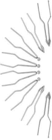 Ipetboom Kit de Pyrogravure 8 Pièces Pointes de Stylo Brûlantes en Alliage Chrome-nickel 4 Pointes 19 Numéro Fines Accessoires pour Machine à Pyrogravure Bois Artisanat