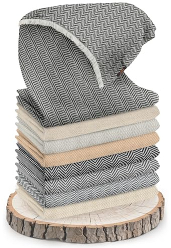 Annapurna - Sciarpa di lusso in 100% in lana cashmere, 68 cm x 190 cm, tessuto lavorato a mano in Nepal, unisex, grigio scuro – spina di pesce piccola, Taglia unica