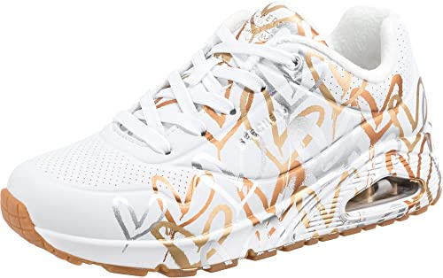 Skechers Mujer Uno Metallic Love Trainers