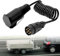mizikuu Rallonge Remorque, 2M Cable Remorque 7-7Pin Rallonge Spirale Spirale câble Câble Adaptateur 12V Câbles D'extension pour Remorques pour remorque de Voiture,Caravane, Camion, Tracteur