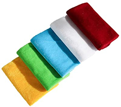 Anevous 5 pezzi 50 x 50 cm tessuto di velluto patchwork pacchetto di tessuti, tessuti al metro per cucire patchwork, tessuto per trapuntatura per fai da te artigianato decorazione artigianato