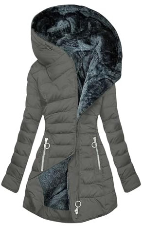 Genérico Chaqueta De Plumón Ligera Para Mujer Chaquetones Termica De Cremallera Chic Calor Cortaviento Chaquetas De Algodón Acolchado Protección Contra El Viento De Corte Entallado Jacket