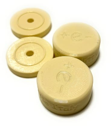 FERMO MAGNETICO Beige per Scuri, Balconi, Porte e Finestre | Con Viti Incluse, Con Distanziali Inclusi