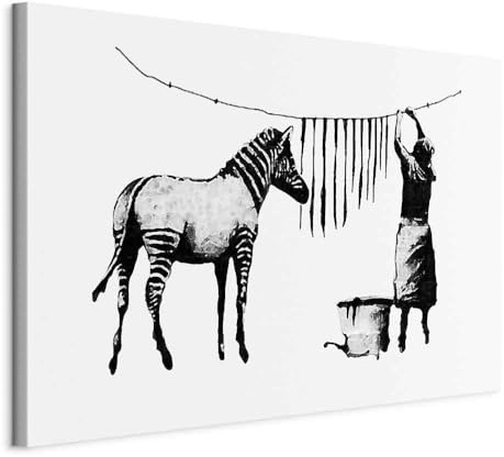 murando - Leinwandbild Graffiti Street Art, 90x60 cm, 1-teilig, Wohnzimmer | Hochwertige Leinwand, sofort aufhängbar, ideal fürs Wohn- oder Schlafzimmer, wasserfest und lichtecht, langlebig, stilvoll