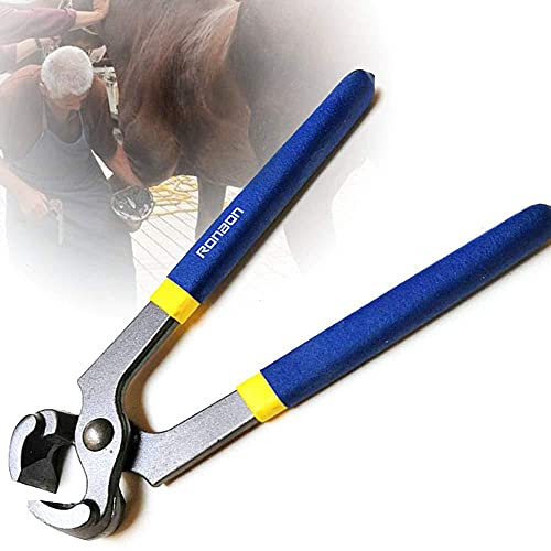 BDXZJ Tronchesi per Cavalli Tenaglia Carpentiere Raspa per Zoccoli dei Cavalli Cavalli Maniscalchi Equini Pinza per Zoccoli per Manicure E Pulizia di Ferri di Cavallo