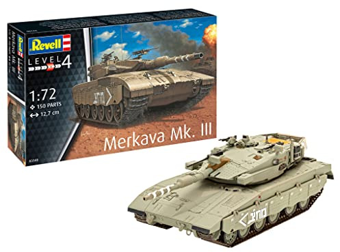 Revell Modellbausatz - 03340 Merkava Mk.III im Maßstab 1:72