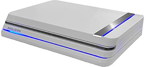 Avolusion PRO-X 8TB USB 3.0 External Gaming Hard Drive for PS5/PS4 Game Console (White) - 2 Year Warranty
