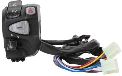 Commutateur de Bouton de Commande de Guidon de Moto de 22 Mm, Interrupteur de Clignotant de Klaxon de Phare, Remplacement de Bouton de Commande de Faisceau Bas/haut pour MSX SF 125
