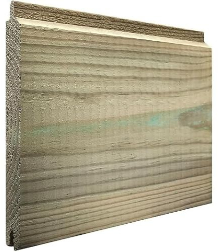 TVG Cladding - 125mm x 15mm Weatherboard Presser Treated Tongue & Groove (1.5m, 15mm x 12.5mm)