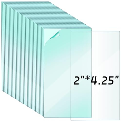 150 Pcs 2'' x 4.25'' Clear Welding Lens 0.04 Thick Welding Cap Hood Clear Lenses Cover Replacement Transparent Universal Helmet Accessories Top Protection for Protecting Eyes