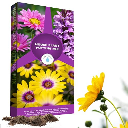 Mix Compost House Plant Potting With Seaweed Extract Healthy Plants & Greener Leaves Perfect For Indoor House Plants (30 Litres (3 x 10 Litres))
