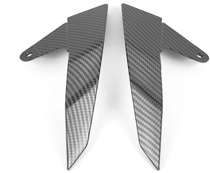 COUSOPO Motorrad Spoiler Für MT 09 MT-09 FZ0 MT09 2017 2018 2019 2020 Motorrad Scheinwerfer Vordere Kopf Gugel Obere Nase Verkleidung Halter Abdeckung Motorrad-Frontspoiler(Color:Kohlefaser)