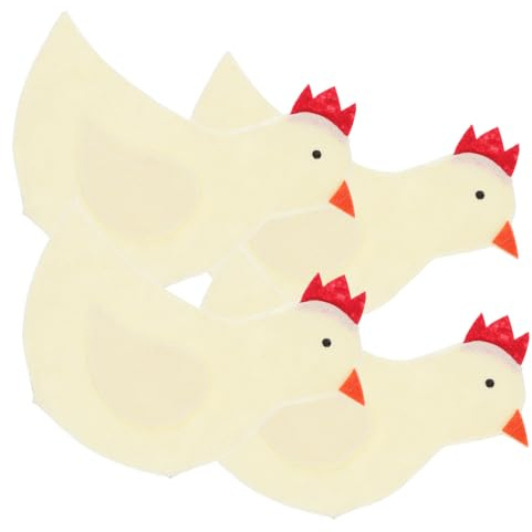 SECFOU 4stücke Teiliges Niedliche Hühner-eierwärmer Für Ostern Stoffhüllen Zur Dekoration Und Schutz Von Eiern Stabil Und Langlebig Für Feiertagsfeiern