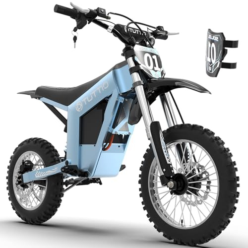 Tuttio Soleil01 GB Electric Dirt Bike, 2026 Upgrade E-Dirt Bike 200NM Fast Electric Bike with 48V 21Ah Battery, 3 Speeds, 3000W Peak Off-Road Ebike for Adults Teens