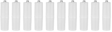 Yosoo Health Gear Adaptateur de Batterie, 10 Pièces Adaptateur de Convertisseur de Cellule de Taille AAA à AA Commutateur de Support de Piles Boîtiers Transparents Coque de Support avec Contacts