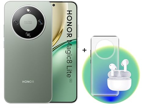 HONOR MAGIC8 LITE 8gb 256gb GREEN + EARBUDS X7L + COVER