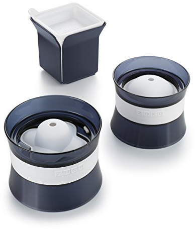 Zoku Unisex Mixology Ice Formen Form, schwarz