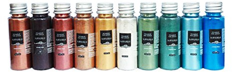 SAHARA SET : MICA PULVER PIGMENT FÖR FÄRGEN AV RESIN OCH LÅS