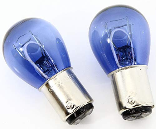 rm-style 2 x BAY15D Lampe Glühbirne 12V blau 21 5 Watt Xenon weiß Standlicht Tagfahrlicht