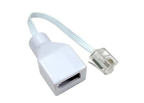 RGB Networks Ltd BT Telephone Line Splitter Double 2, Triple 3 or Quad 4 Way (T) Shaped (RJ11 (M) to BT (F) Adapter)