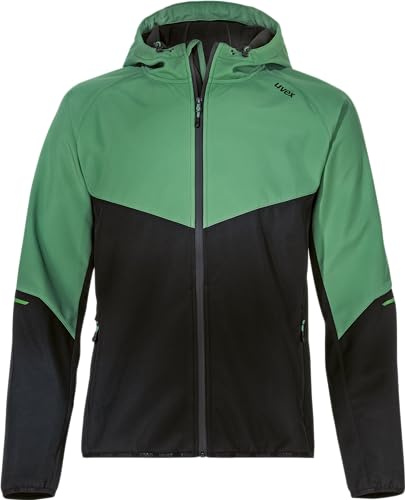 Uvex Hardhöhe Functional Jacket - Softshelljacka med justerbar huva - Grön - 3XL