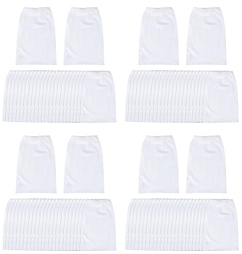 Jowsst Lot de 100 chaussettes de skimmer de piscine pour filtre de piscine, paniers filtrants et skimmer pour filtrer la saleté et les feuilles, système de filtration en -nylon