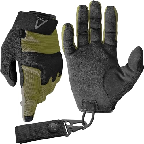 ACE Schakal Einsatz-Handschuh - Outdoor-Handschuhe Taktisch - Handschutz für Paintball und Schießsport - Oliv - XXL