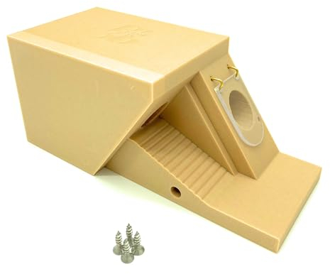 Doppelklappenvorbau, Hummelklappe/Wachsmottensperre, 2-Wege-System - Eingang rechts, für Ihren Hummelkasten