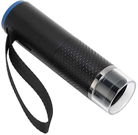 2 MP Kabelloses WiFi-Mikroskop, Verstellbares Licht, Anti-Blaulicht-Linse, Digitales Mikroskop für Textilinspektion, PCB, Haut, Schmuck, 10 M WiFi-Entfernung (Black)