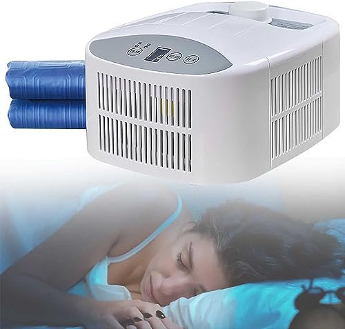 MAYFABD Water Cooling Mattress Topper Electric Mattress Cooler Sleep Cooling System Cool Down 3-8℃ for Home Indoor Car Travel Camping For Hot Sleepers Summer,160x70cm