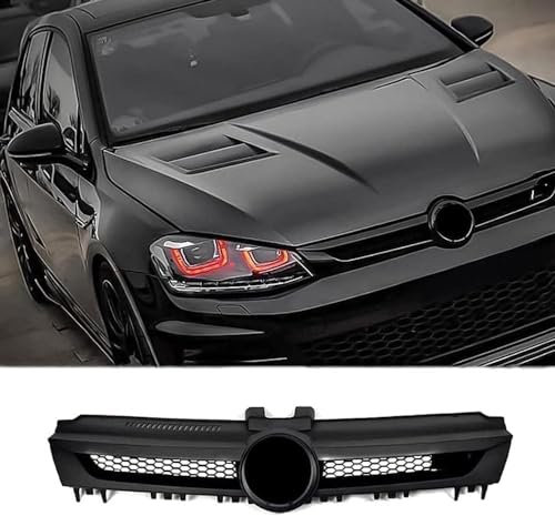 ANram Griglia assicurativa Anteriore dell'auto per VW Golf 7 ABT 2014-2017,Griglie del radiatore Ricambio ricambi Auto