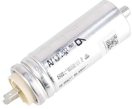 sparefixd Condensateur de démarrage pour sèche-linge Beko 9 uF