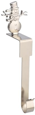 Chaies Kamin-Haken unten Haken | Kaminsockenhalter in Baumform, Schneeflocke, Elch - Set mit Metallgriffen, Halterung